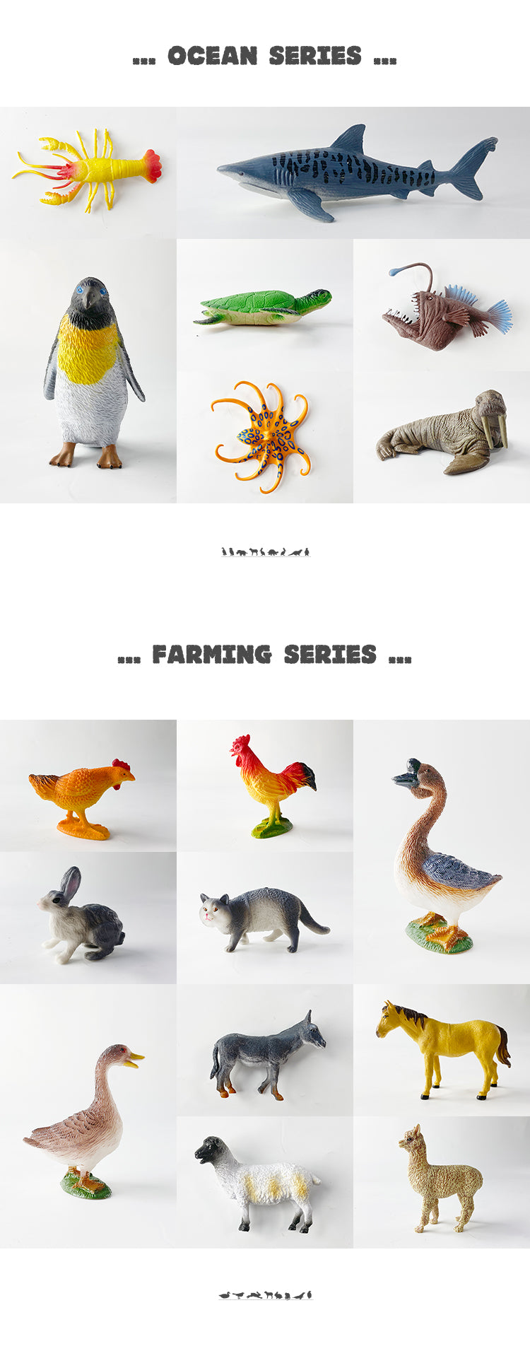 6 inch dinosaur wildlife marine life farm animal scene simulation children's cognition safe and environmentally friendly
