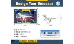 Large simulated dinosaur Jurassic model that can move and call motor long-necked dinosaur sculpture