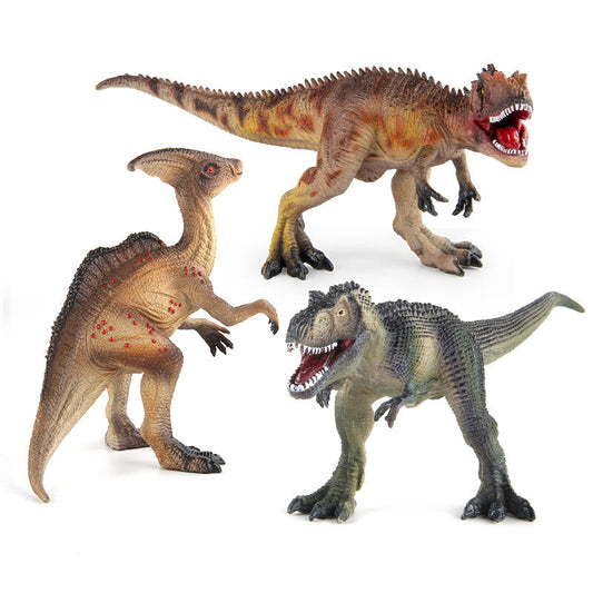 Cognitive toys simulation Jurassic animal dinosaur model Tyrannosaurus rex plastic hand decoration for children