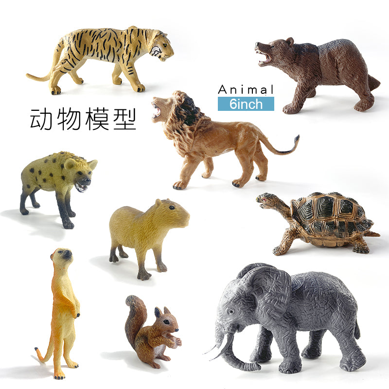 6 inch dinosaur wildlife marine life farm animal scene simulation children's cognition safe and environmentally friendly