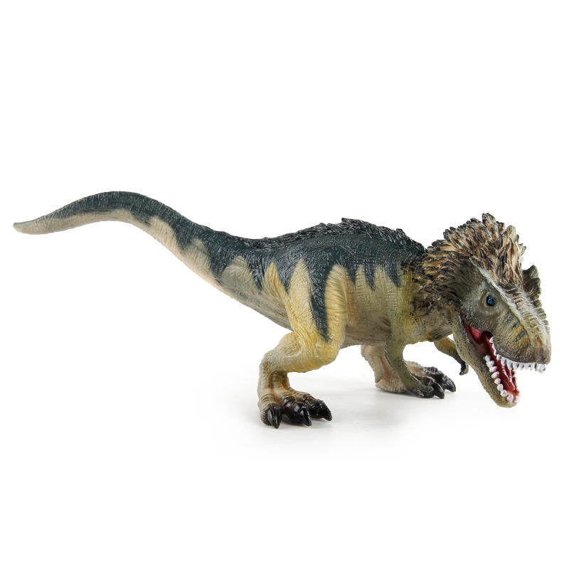 Cognitive toys simulation Jurassic animal dinosaur model squatting tyrannosaurus plastic hand decoration for children