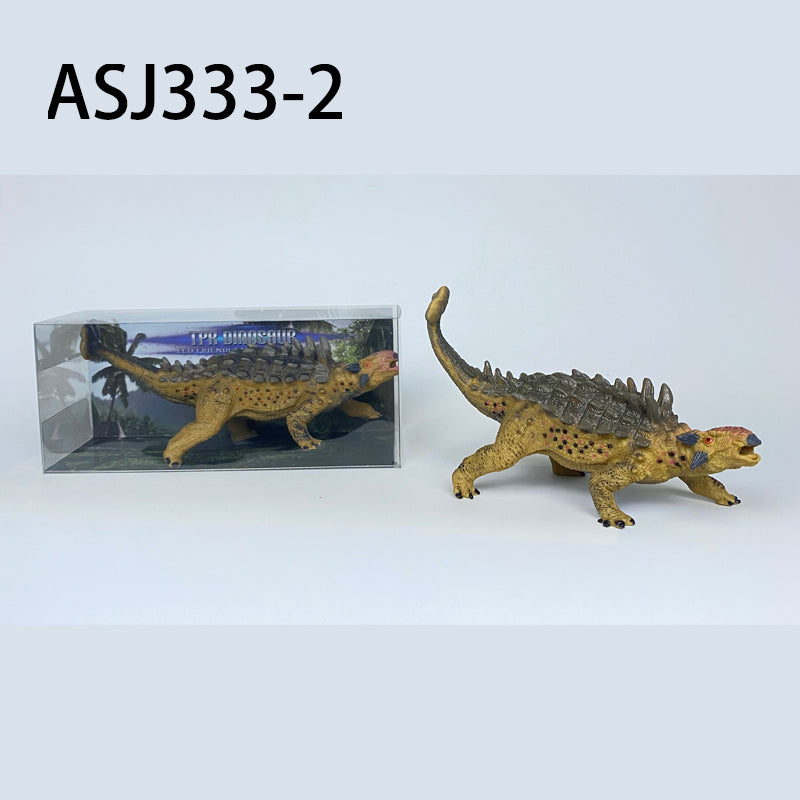 Child simulation dinosaur model TPR static ornament figure