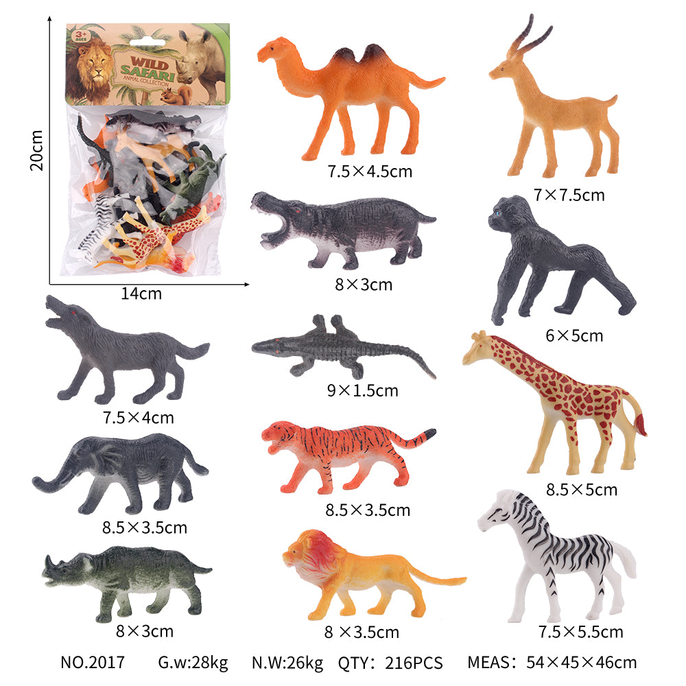 Simulation dinosaur solid model toys Jurassic retro dinosaur Tyrannosaurus rex bull horned dragon children's toys