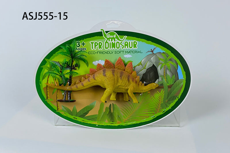 Simulation of children's dinosaur model solid nail dragon TPR dinosaur toy animal ornaments