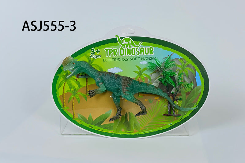 Simulation of children's dinosaur model solid nail dragon TPR dinosaur toy animal ornaments