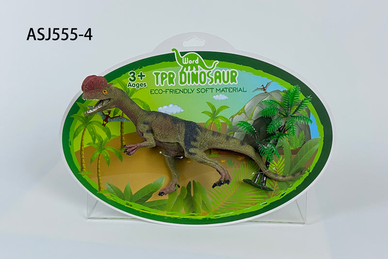 Simulation of children's dinosaur model solid nail dragon TPR dinosaur toy animal ornaments